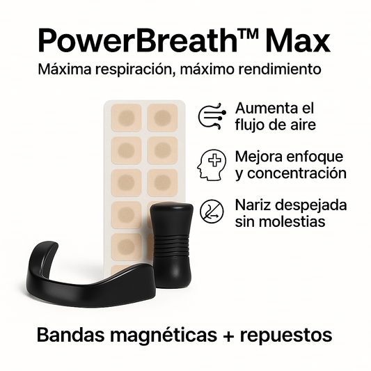 Banda Nasal PowerBreath™ Max | Rendimiento y Sueño Profundo